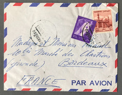 Egypte Divers Sur Enveloppe TAD PORT-SAID PAQUEBOT 1958 Pour Bordeaux - (A1702) - Brieven En Documenten