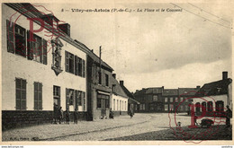 RARE   VITRY EN ARTOIS LA PLACE ET LE COUVENT - Vitry En Artois