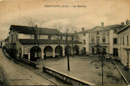 Montluel * Rue Et Vue Sur La Mairie Du Village - Montluel