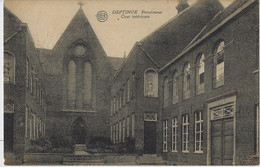 Deftinge.   -   Pensionnat   -   Cour Intérieure.   -   1921   Naar   Schoorisse - Lierde