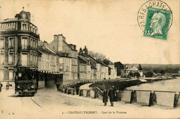 Château Thierry * Le Quai De La Poterne * Tramway Tram - Chateau Thierry