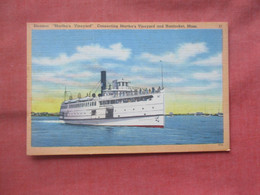Steamer "Martha Vineyard".  Nantucket Massachusetts > Nantucket      Ref 5522 - Nantucket