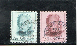 MONACO    1990  Y.T. N° 1705 1706  Oblitéré - Used Stamps