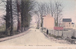 BUTRY                AVENUE DE LA GARE           CP  COLORISEE - Butry