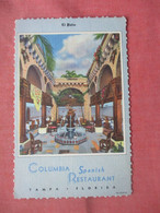 Columbia Spanish Restaurant.   Tampa - Florida > Tampa      Ref 5522 - Tampa
