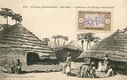 AFRIQUE OCCIDENTALE NIGER Interieur D'un Village Djallonké  (edition Fortier) - Niger