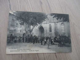 CPA 84 Vaucluse Montfavet Sortie De L'église - Sonstige & Ohne Zuordnung