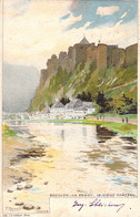 Bouillon La Semoy, Le Vieux Chateau - Illustration De F. Ranot - Lith Goffart Bruxelles - Obliteration 1904 - Bouillon