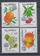 Maroc Taxe N° 60 / 63 XX : Fruits Les 4 Valeurs Sans Charnière, TB - Timbres-taxe