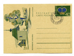 Rofenberg Illustrated Postal Stationery Postcard Postmarked 1973 Not Posted B220310 - Stamped Stationery