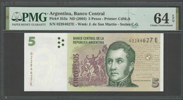 ARGENTINA  5 Pesos  2003 - Liberia