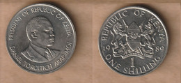 KENIA  1 Shilling 1989 Copper-nickel • 7.90 G • ⌀ 27.8 Mm KM# 20, Schön# 20 - Kenya