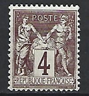 Timbre De France En Neuf ** N 88 Type 2 - 1876-1898 Sage (Type II)