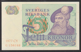 Sweden 5 Kronor 1977 P51d UNC - Suède