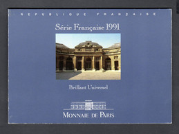 Coffret Monnaie De Paris Série BU 1991 - Z. VZ