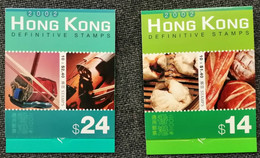 Hong Kong 2002 Nuova Definitiva, Cultura, Carnets Da 14 E 24$, C1031a +1035a Mnh, Belli - Libretti