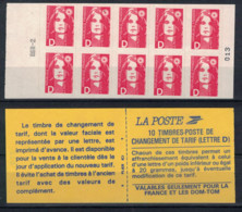 FRANCE     N°  YVERT  CARNET Non Plié  2713  C 1  NEUF SANS  CHARNIERE  ( Vendu à La Valeur Faciale + 0,15 € ) ) - Ohne Zuordnung