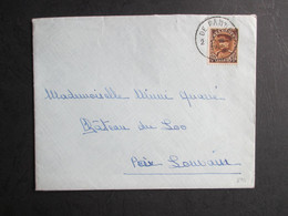341 Op Brief Met Inhoud Verstuurd Uit De Panne Naar "le Chateau De Loo" Par Louvain - 1931-1934 Képi