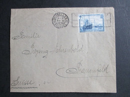 297 - Haven Van Antwerpen - Alleen Op Brief Uit Brussel Naar Zwitserland - 1931-1934 Kepi
