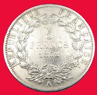 5 Francs  -  Napoléon III -  France - Petite Tête - 1852 - Argent - - 5 Francs