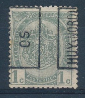 BELGIE - Preo Nr 1320A - "HUY (NORD) 09" - (ref. 3761) - ROLLER PRECANCELS - Handrol Préos à Roulette - Rollenmarken 1900-09