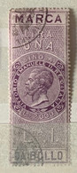 MARCHE DA BOLLO PER CAMBIALI 1863 - LIRE 1 - Steuermarken