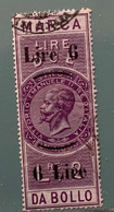 MARCHE DA BOLLO PER CAMBIALI 1866 - LIRE 6 / 2 - Revenue Stamps