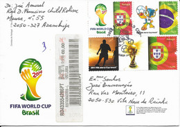 TIMBRES - STAMPS - FRANCOBOLLI - SELLOS - FDC - MARCOPHILIE - PORTUGAL - 2014 - COUPE DU MONDE FIFA - FIFA WORLD CUP - 2014 – Brasilien