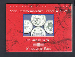 Coffret Monnaie De Paris Série Commémorative BU 1997 - 2F & 100F - Z. VZ