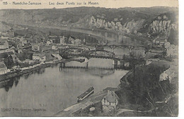 SP557/ CP - PK Namêche-Samson Les Deux Ponts Sur La Meuse Obl. Namêche 1910 > Schaerbeek BXL - Andenne