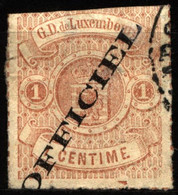 Luxembourg 1875 D1 Official - Oficiales