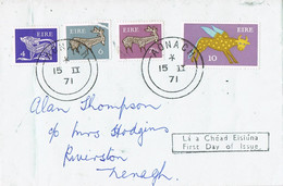 44131. Carta NENAGH (Eire) Irlanda 1971. Fechador Post Mark AONACH - Covers & Documents