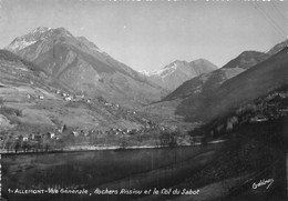 38-ALLEMONT-VUE GÉNÉRALE ROCHERS RISSIOU ET LE COL DU SABOT - Allemont