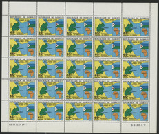 DJIBOUTI N° 459 COTE 50 € FEUILLE COMPLETE DE 25 EXEMPLAIRES NEUFS MNH ** INDEPENDANCE.  TB - Geografía