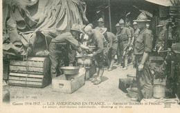GUERRE 1914-1917 LES AMERICAINS EN FRANCE  La Soupe - Oorlog 1914-18