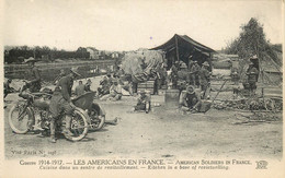 GUERRE 1914-1917 LES AMERICAINS EN FRANCE  La Cuisine - Oorlog 1914-18