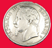 5 Francs  -  Napoléon III -  France - 1868 A  - Argent -  TB + - - 5 Francs