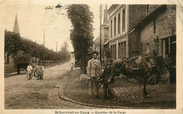 St Laurent En Caux * Le Maréchal Ferrant * Quartier De La Forge * Ferrage Cheval - Autres & Non Classés