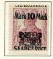 Sarre MI 52 Surcharge Déplacée * - Unused Stamps