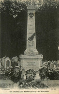 Déville Les Rouen * Le Monument * Au Dos Publicité " LE MENICIER Maison Spéciale 19 Rue De La République Rouen " - Autres & Non Classés