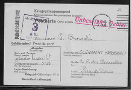 Allemagne - Carte De Prisonnier - Lettres & Documents