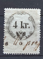 AUSTRIA  STEMPELMARKE MARCHE DA BOLLO  - 4 Kr - Fiscaux