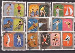 Lot De Timbres Thème Tous Les Sports - Gymnastiek