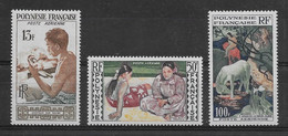 Polynésie Poste Aérienne N°1/3 - Neuf ** Sans Charnière - TB - Unused Stamps