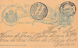 Portugal  & Bilhete Postal, Caldas Da Rainha A Lisboa 1906 (755) - Lettres & Documents