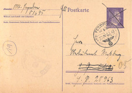 German Feldpost WW2: Postal Stationary Crossed Out To Rshew - Kommando 216. Infanterie-Division FP 20963 From Nahauf - Militaria