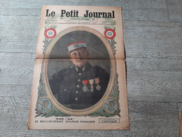 Le Petit Journal  Illustré Aviateur Nungesser Nos As Aviation Carte Front Champagne Ww1 Guerre 1916 - Le Petit Journal