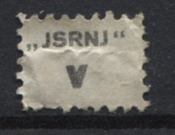 Yugoslavia 1947, Stamp For Membership, JSRNJ, Labor Union, Administrative Stamp - Revenue, Tax Stamp, V - Servizio