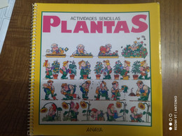 Libro Actividades Sencillas Plantas Ediciones Generales Anaya, Muy Bonito.24 Páginas, Usado, Pero Como Nuevo, Una Infima - Libros Infantiles Y Juveniles