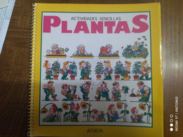 Libro Actividades Sencillas Plantas Ediciones Generales Anaya, Muy Bonito.24 Páginas, Usado, Pero Como Nuevo, Una Infima - Children's